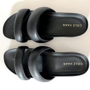 Cole Haan Womens Black Leather Mojave Sandal Size 7.5
